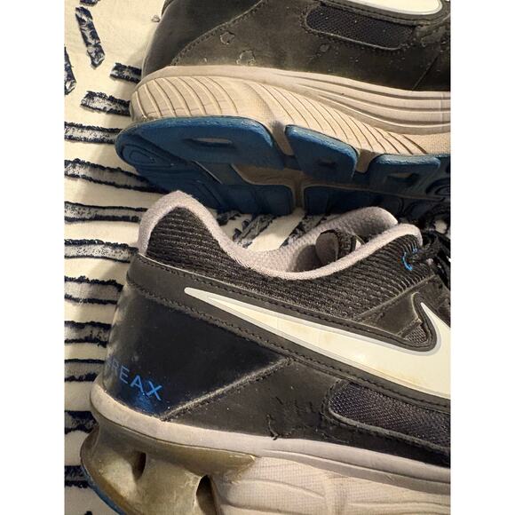 Nike REAX Rocket 2 running shoes gym black blue fair condition men's size 13 - Picture 8 of 10